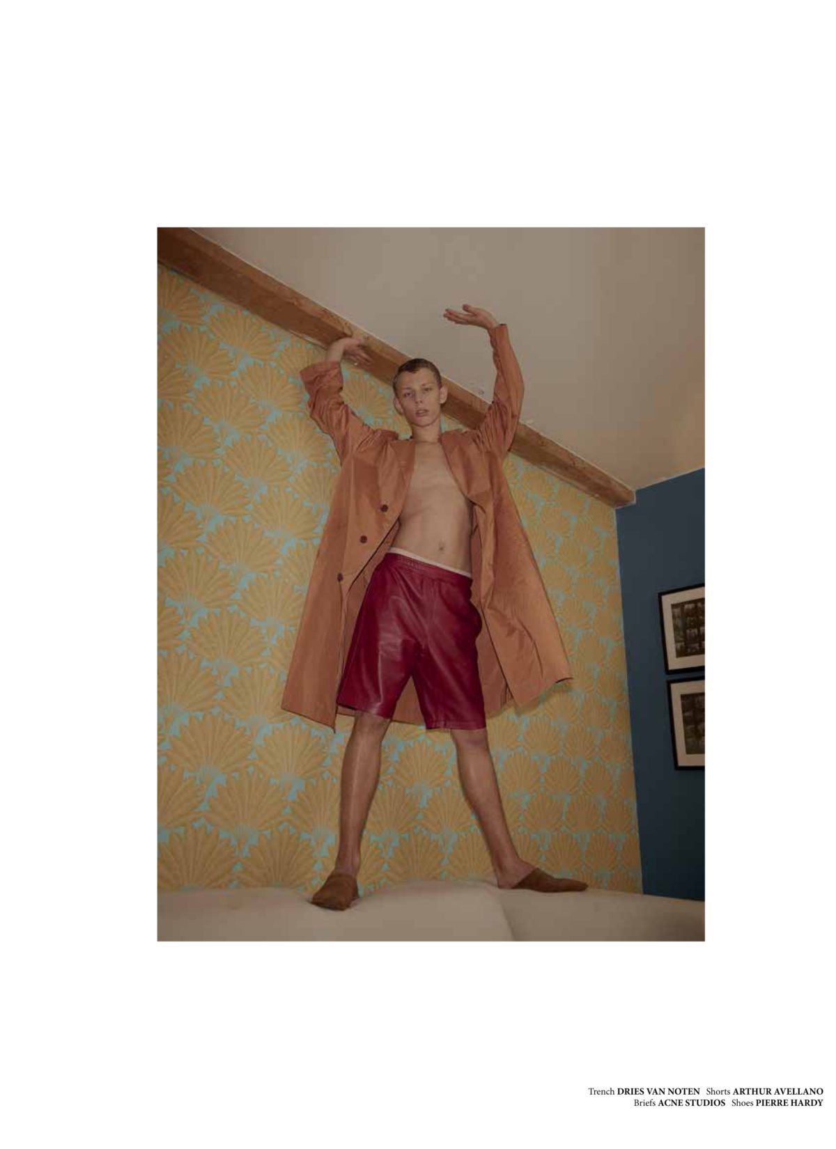 NR Magazine shot by Niklas Bergstrand & Mateja Duljak styled by Arthur Mayadoux with Dries van Noten, Arthur Avellano, Acne studios & Pierre Hardy