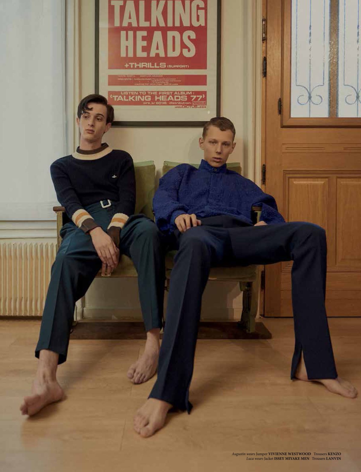 NR Magazine shot by Niklas Bergstrand & Mateja Duljak styled by Arthur Mayadoux with Vivienne Westwood, Kenzo, Issey Miyakey Men & Lanvin