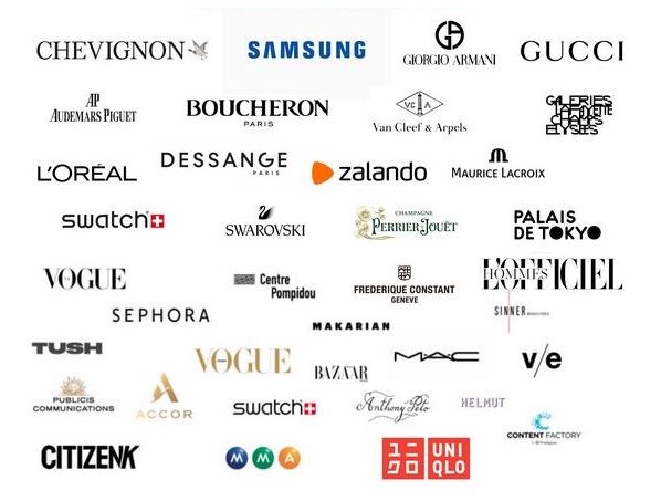 Arthur Mayadoux selected clients Uniqlo Giorgio Armani L'Oréal Boucheron Samsung Chevignon