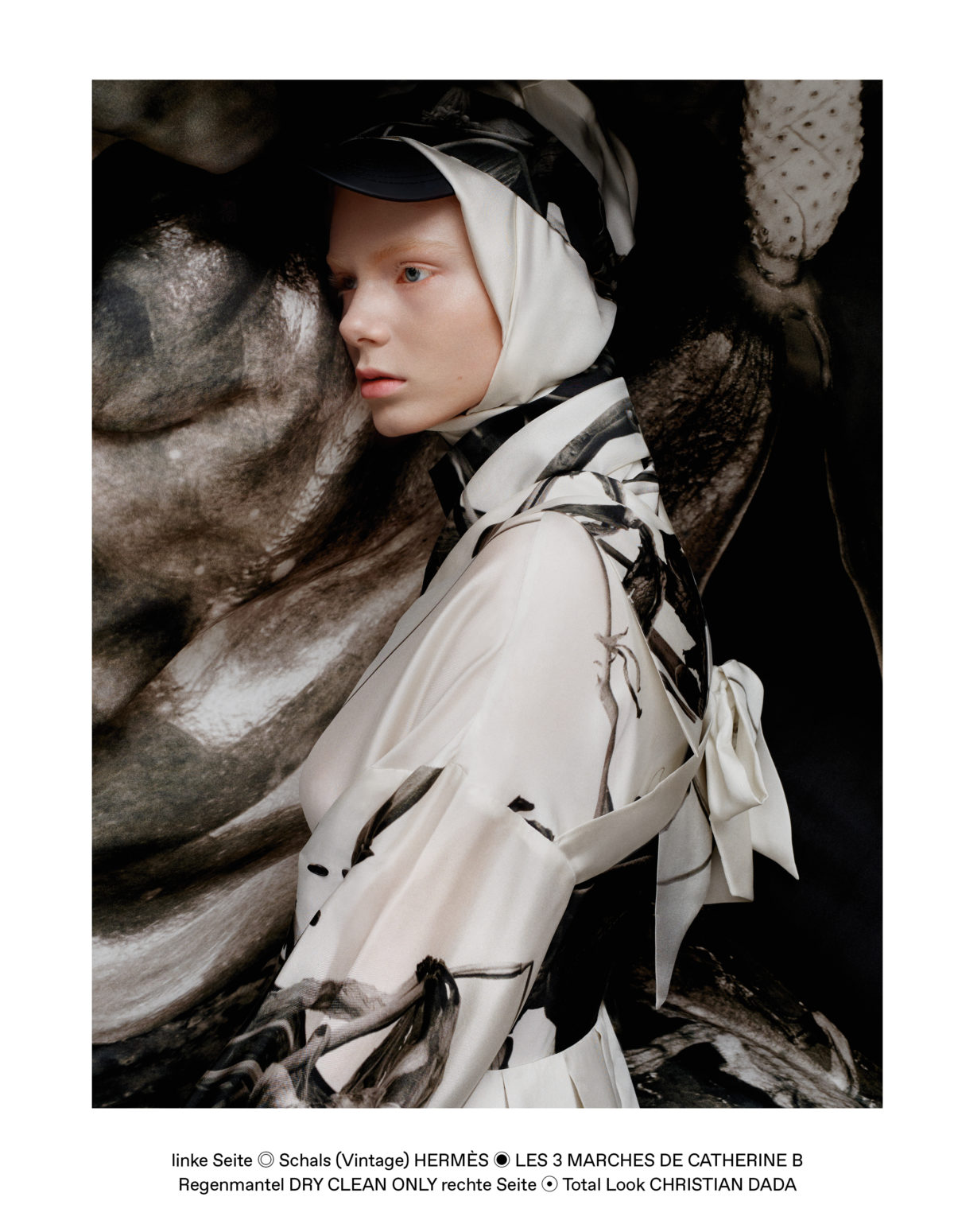 Scarfs styled by Arthur Mayadoux with Christian Dada shot by Armin Morbach