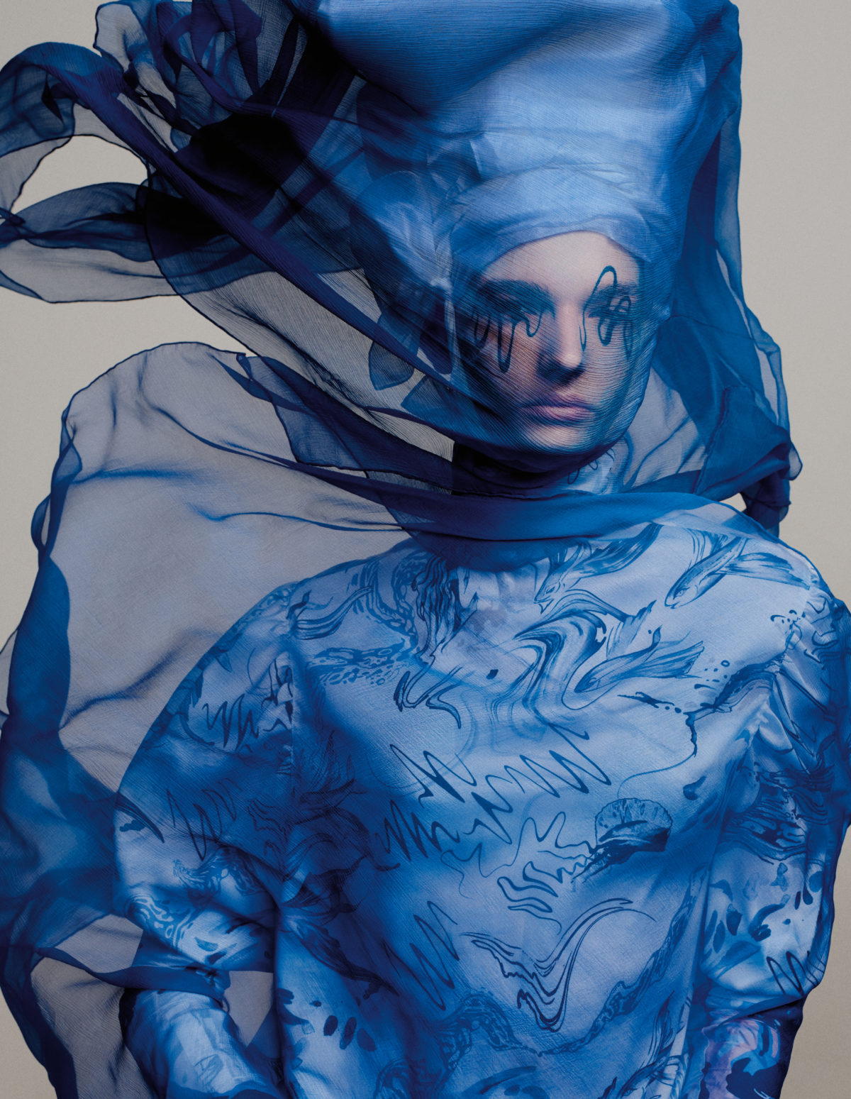 Scarfs styled by Arthur Mayadoux with Drome & Charvet shot by Armin Morbach