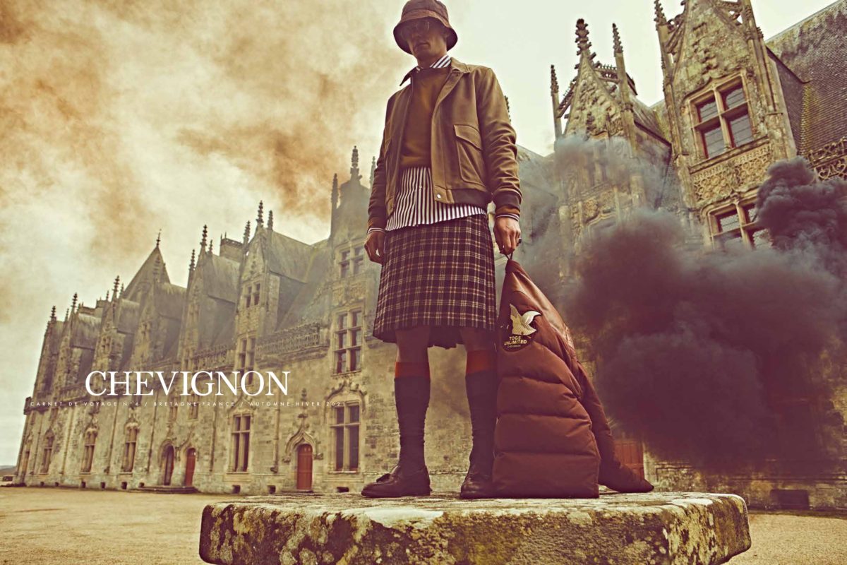 Chevignon Fall 21 Campaing Yoann LeCreurer Arno Lam Arthur Mayadoux