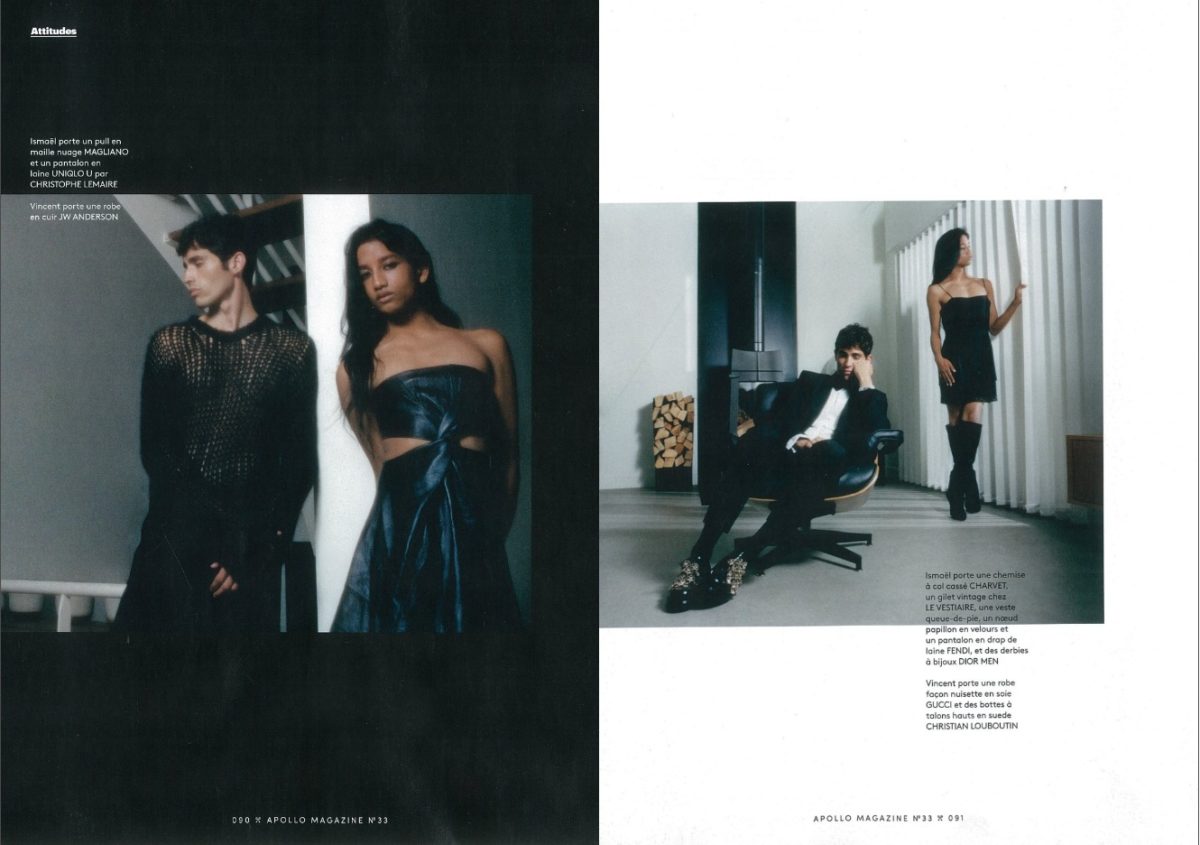 Arthur Mayadoux Celine Bischoff Apollo Magzine Ismael Charon Adel Bouteldja